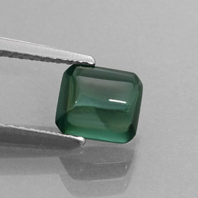 1.45カラットの天然青みがかった緑トルマリン（6.6×6 mm・透明）
