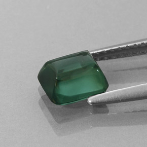 1.45カラットの天然青みがかった緑トルマリン（6.6×6 mm・透明）