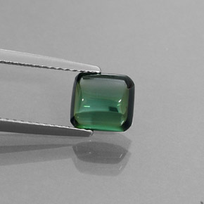 1.68カラットの天然青みがかった緑トルマリン（7.1×6.5 mm・透明）