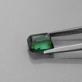 1.68カラットの天然青みがかった緑トルマリン（7.1×6.5 mm・透明）