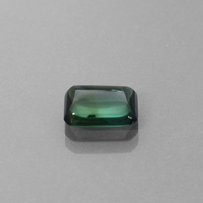 1.69カラットの天然青みがかった緑トルマリン（8.5×6.5 mm・透明）