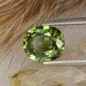 1.20カラットの天然グリーントルマリン（7.6×6.5 mm・オーバルカット）