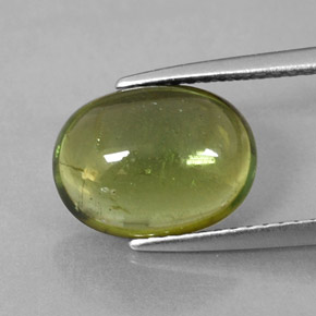 3.45カラットの天然グリーントルマリン（11.1×8.3 mm・オーバルカット）