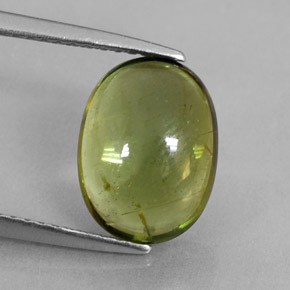 3.45カラットの天然グリーントルマリン（11.1×8.3 mm・オーバルカット）