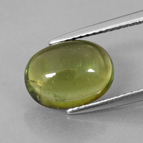 3.45カラットの天然グリーントルマリン（11.1×8.3 mm・オーバルカット）