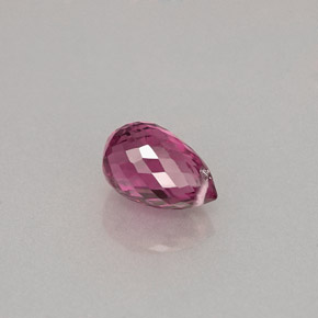 1.18カラットの天然ピンクがかった紫トルマリン（7.5×4.8 mm・ブリオレット）