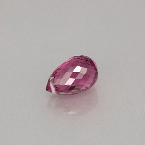 1.18カラットの天然ピンクがかった紫トルマリン（7.5×4.8 mm・ブリオレット）