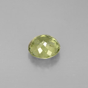 0.76カラットの天然Light Green トルマリン（5.69 mm・ラウンドカット）