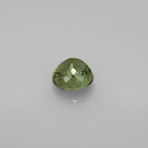1.23カラットの天然グリーントルマリン（6.44 mm・ラウンドカット）