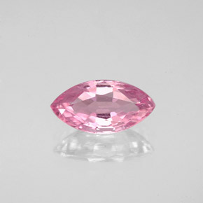 1.30カラットの天然ピンクトルマリン（10.4×5.4 mm・マーキス）