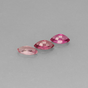 カラットの天然マルチカラートルマリン（7×3.9 mm・マーキス）