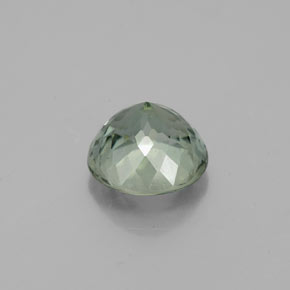 1.12カラットの天然グリーントルマリン（6.50 mm・ラウンドカット）