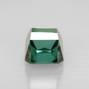 1.99カラットの天然ブルーグリーントルマリン（7.1×6.2 mm・エメラルドカット）