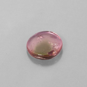 1.55カラットの天然バイカラートルマリン（8.5×8.5 mm・ファンシーシェイプ）