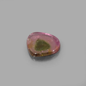 3.49カラットの天然ウォーターメロントルマリン（12.7×11.7 mm・透明）