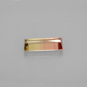 1.02カラットの天然ウォーターメロントルマリン（9.4×4.2 mm・バゲット）