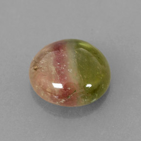 1.86カラットの天然ウォーターメロントルマリン（8.25 mm・透明）