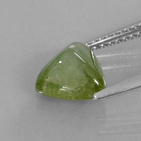 1.84カラットの天然グリーントルマリン（8.3×7.8 mm・透明）