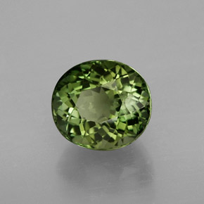 1.94カラットの天然グリーントルマリン（7.6×6.8 mm・オーバルカット）