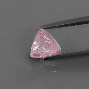 1.02カラットの天然ピンクトルマリン（6.5×6.2 mm・透明）