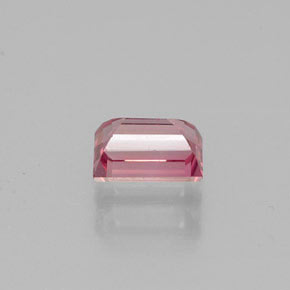 0.42カラットの天然ローズピンクトルマリン（5×3.6 mm・バゲット）