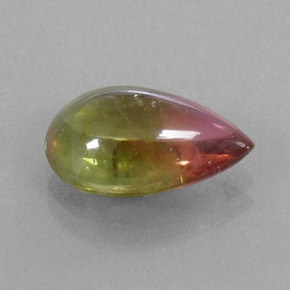 4.43カラットの天然ウォーターメロントルマリン（13.8×9.7 mm・透明）