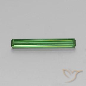 1.44ct 天然 ミディアムグリーン トルマリン, エメラルドカット, VVS-VS