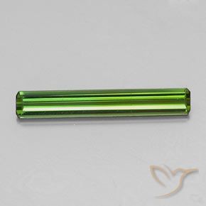 1.44ct 天然 ディープグリーン トルマリン, エメラルドカット, VS