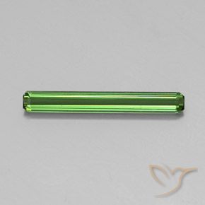 1.50ct 天然 グリーン トルマリン, エメラルドカット, VS