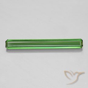 1.57ct 天然 ミディアムグリーン トルマリン, エメラルドカット, VVS-VS