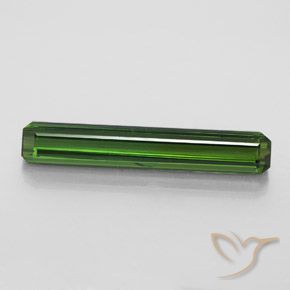 2.84ct 天然 アーシーグリーン トルマリン, エメラルドカット, VS