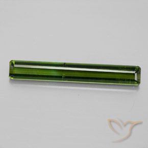 3.44ct 天然 ダークグリーン トルマリン, エメラルドカット, SI