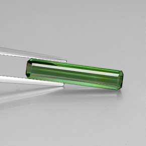 3.06カラットの天然グリーントルマリン、エメラルドカット、VVS-VS