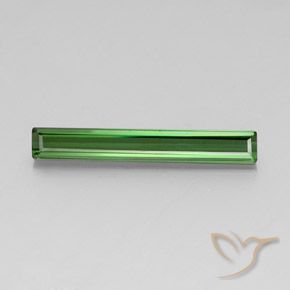 3.10ct 天然 ミディアムグリーン トルマリン, エメラルドカット, VS