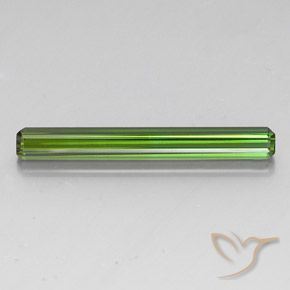 3.42ct 天然 ディープグリーン トルマリン, エメラルドカット, VVS-VS
