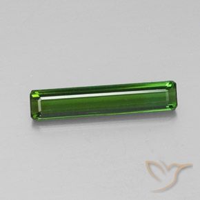 2.13ct 天然 ミディアムダークグリーン トルマリン, エメラルドカット, VVS-VS