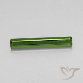 2.77ct 天然 ダークグリーン トルマリン, エメラルドカット, VS