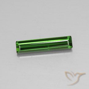 2.39ct 天然 ミディアムダークグリーン トルマリン, エメラルドカット, VS