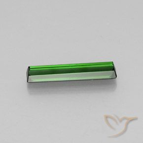 2.39カラットの天然ミディアムダークグリーントルマリン、八角形 / エメラルドカット、VS