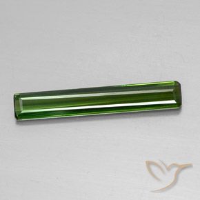 2.13ct 天然 アーシーグリーン トルマリン, エメラルドカット, VVS-VS
