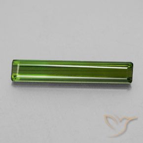2.32ct 天然 ディープグリーン トルマリン, エメラルドカット, VVS-VS