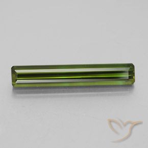 2.33ct 天然 ミディアムグリーン トルマリン, エメラルドカット, VVS-VS