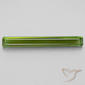 2.27ct 天然 ディープグリーン トルマリン, エメラルドカット, VVS