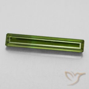 2.61ct 天然 アーシーグリーン トルマリン, エメラルドカット, VVS