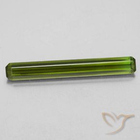 2.28ct 天然 ミディアムグリーン トルマリン, エメラルドカット, VVS