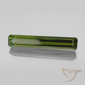 2.36カラットの天然フォレストグリーントルマリン、八角形 / エメラルドカット、VVS-VS