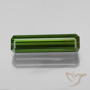 2.22ct 天然 アーシーグリーン トルマリン, エメラルドカット, VVS-VS