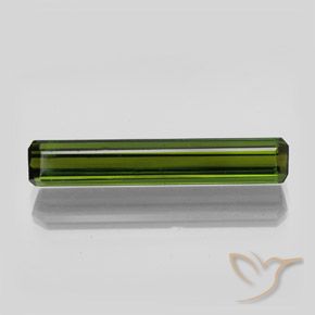 2.70ct 天然 フォレストグリーン トルマリン, エメラルドカット, VVS-VS