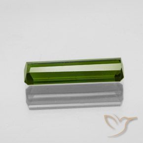 2.36カラットの天然海藻グリーントルマリン、八角形 / エメラルドカット、VVS