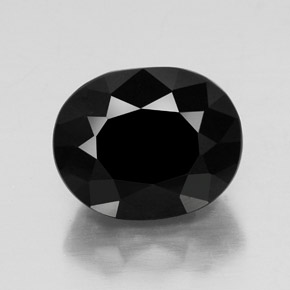 11.51カラットの天然黒トルマリン（14.3×11.6 mm・オーバルカット）